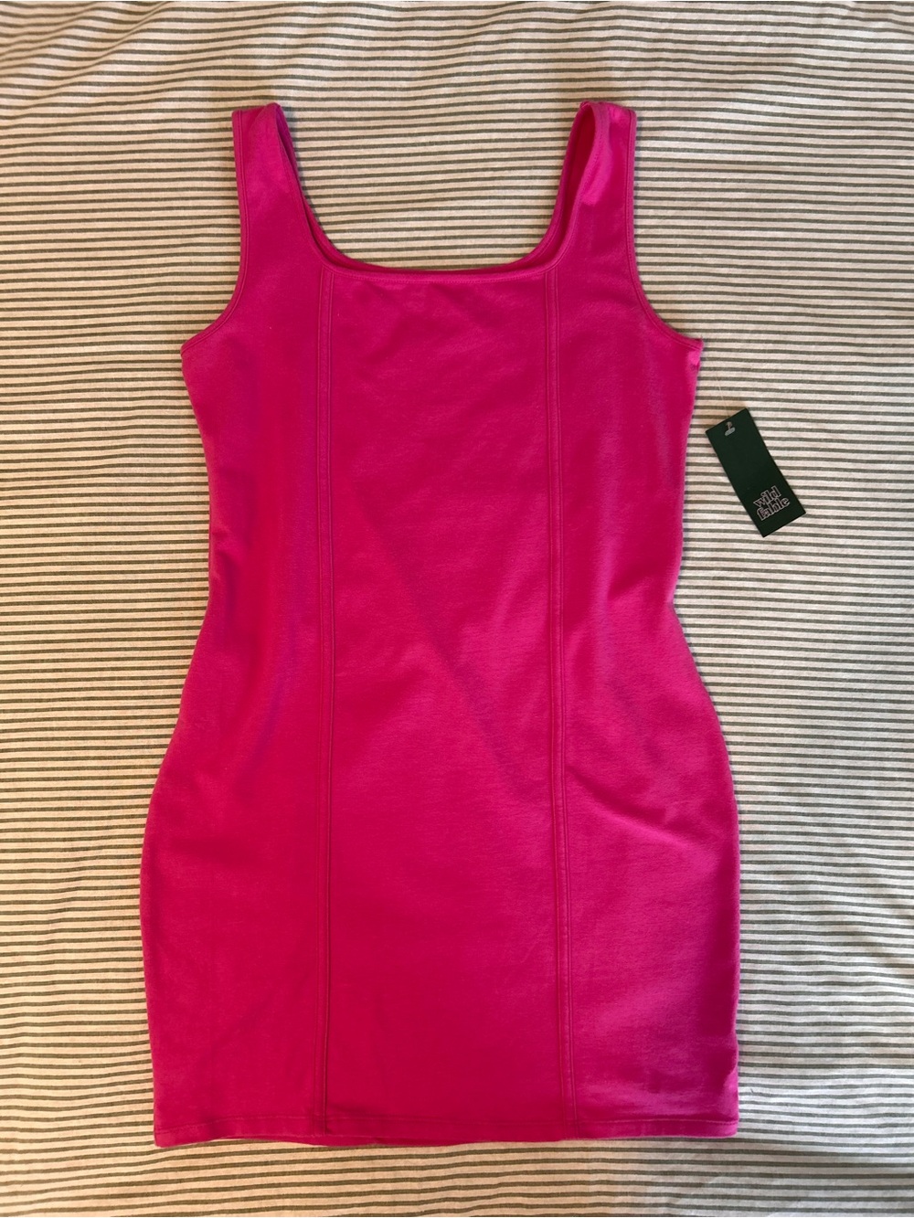 wild fable Hot Pink Mini Bodycon Dress